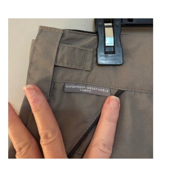Columbia Snow Pants Women's Large Gray Base TRX Convert Waterproof - Picture 7 of 10